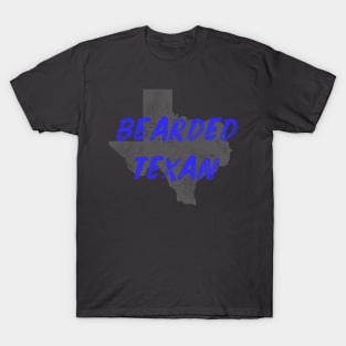 The Bearded Texan Grey T-Shirt